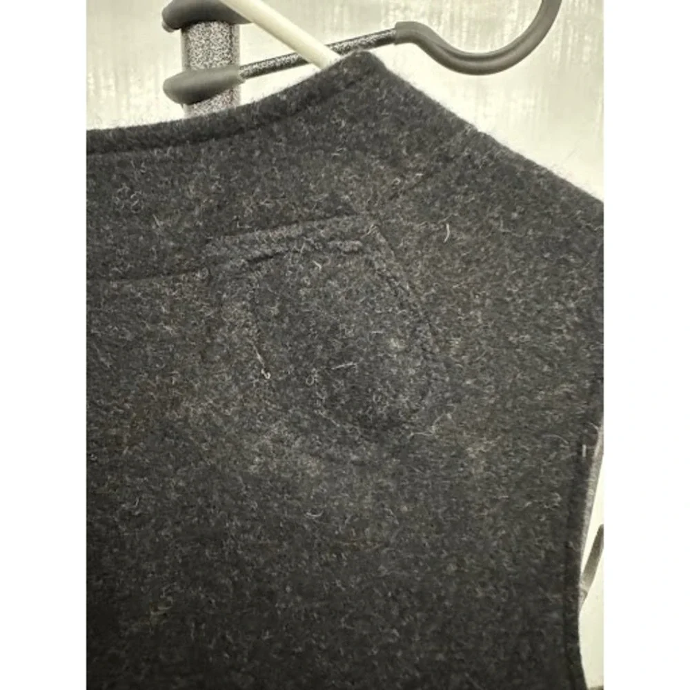 Filson Mackinaw Wool Vest Charcoal Mens 44 Style 20 Made in USA Vintage Repaired